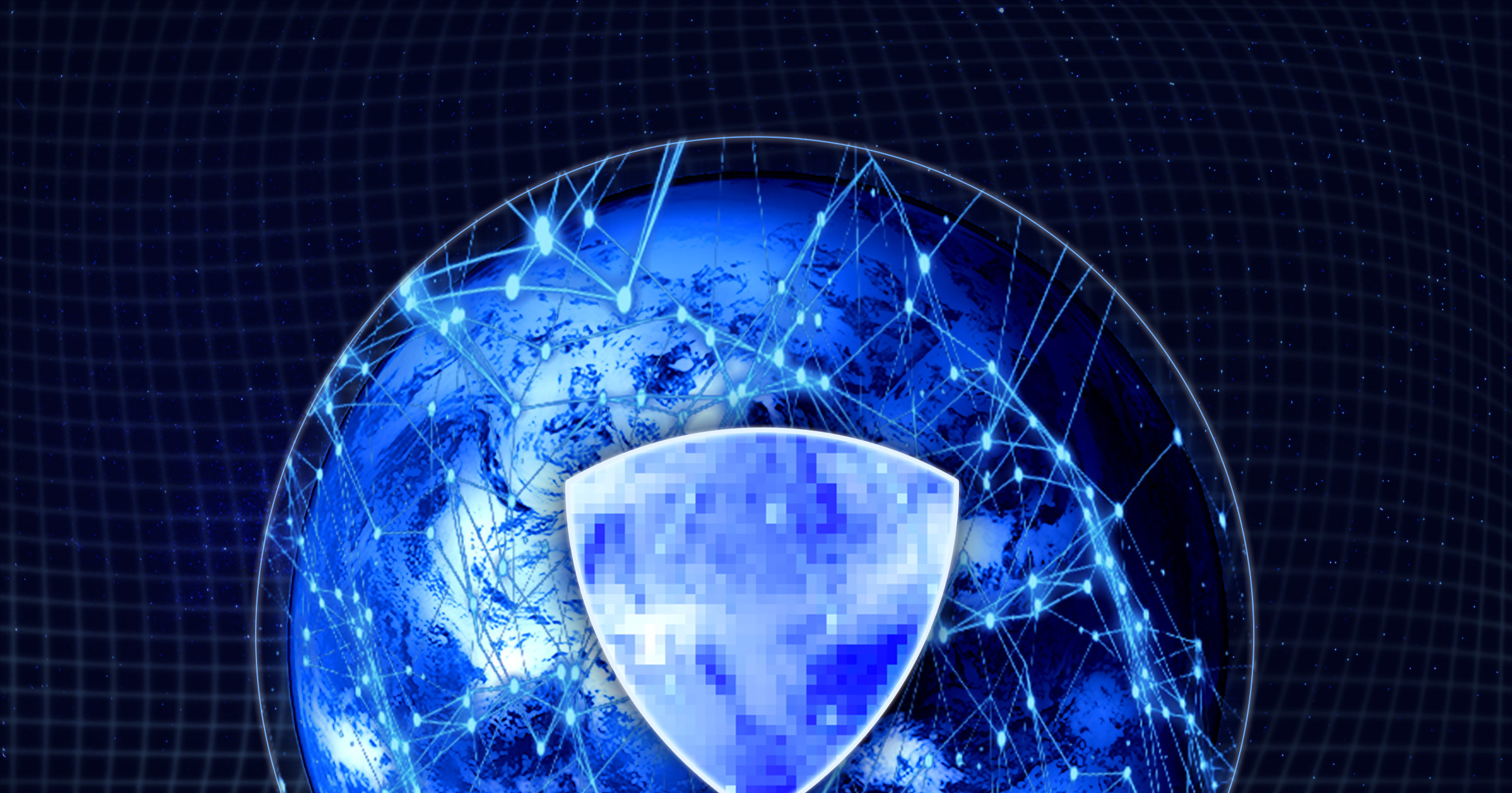 A security shield implemented in the network wrapping the earth